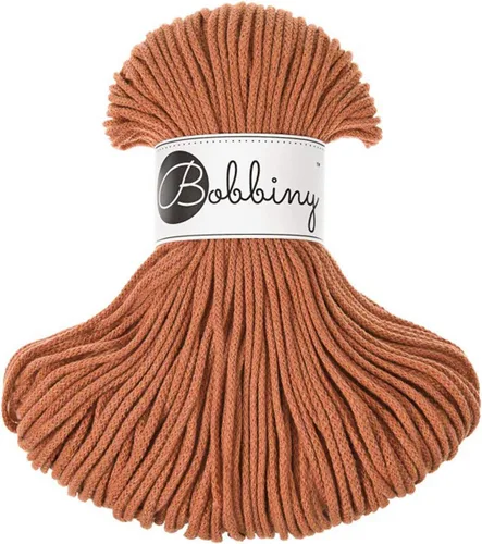 Miniatura 10 de Bobbiny Cordón de macramé trenzado junior de 0.118 in (aguamarina), 108 yardas/330 pies