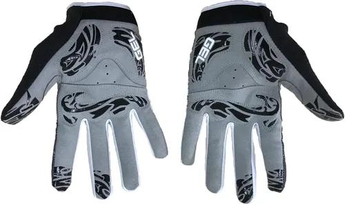 Miniatura 4 de JPOJPO Guantes de ciclismo para hombres y mujeres, guantes de bicicleta de dedo completo, almohadilla de gel 3D cómodos