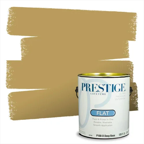 Miniatura 38 de PRESTIGE Paints Exterior Paint and Primer In One, 1-Gallon, Satin, Comparable Match of Benjamin Moore* Royal Linen* 931BM-PCM