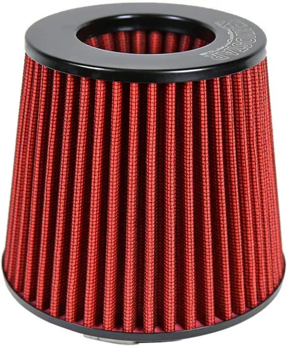 Miniatura 22 de Filtro de aire universal de alto flujo de 6 pulgadas y 5.984 in, entrada de aire frío de cono reutilizable, alto rendimiento, lavable, kit de aire