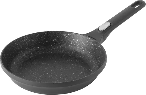 Miniatura 5 de BergHOFF GEM - Sartén antiadherente de aluminio fundido de 8 pulgadas, 1.2 cuartos de galón de capacidad, mango desmontable, color verde ferno-PFOA