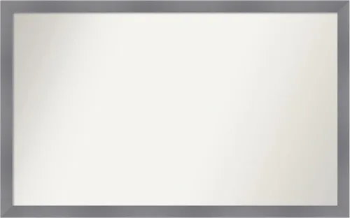 Miniatura 440 de Amanti Art Espejo personalizado, espejo de baño gris plomo a rayas, espejo de pared o espejo de tocador de baño sobre el fregadero