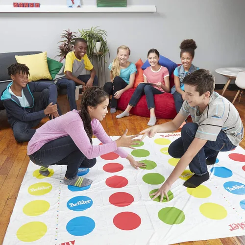 Miniatura 9 de Twister Ultimate: Alfombrilla más grande, manchas más coloreadas, familia, juego de fiesta para niños mayores de 6 años; compatible con Alexa