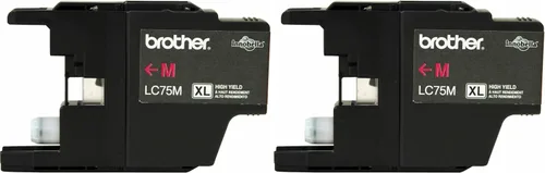 Miniatura 4 de Brother Impresora LC75M de alto rendimiento (Serie XL) Tinta de cartucho magenta, rendimiento 600 páginas para uso MFC-J280W, MFC-J425W, MFC-J430w