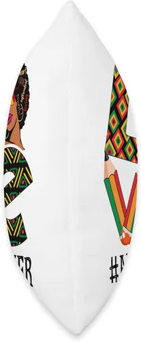 Miniatura 2 de Art Teacher Afro Love African American Black History Month Throw Pillow