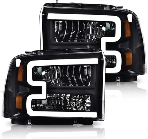 Miniatura 42 de CNNELL Conjunto de faros delanteros compatible con Ford F150 Pickup 2004-2008/Lincoln Mark LT 2006-2008