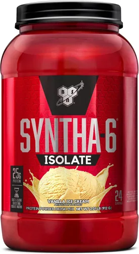 Miniatura 14 de BSN SYNTHA-6 - Proteína aislada en polvo, proteína de mantequilla de maní en polvo con aislado de proteína de suero, aislado de proteína de leche