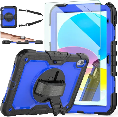 Miniatura 10 de Funda para iPad de 9ª/8ª/7ª generación, funda para iPad 10.2 2021/2020/2019, [a prueba de niños] ambison funda protectora de cuerpo completo
