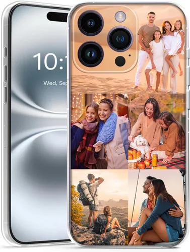 Miniatura 11 de Fundas de fotos personalizadas para iPhone 17 16 15 14 13 12 11 Pro/Pro Max/Plus/Air/Mini - Fabricado en Estados Unidos, diseño personalizado, 7