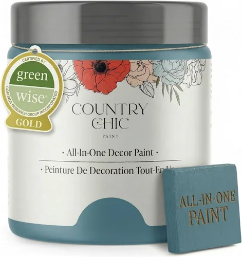 Miniatura 28 de Country Chic Pintura todo en uno estilo tiza para muebles, gabinetes, decoración del hogar, ecológica, acabado mate, imprimación incorporada y capa