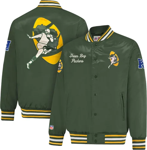 Miniatura 43 de Ultra Game Chaqueta de satén oficial de la NFL Supreme Heritage para hombre