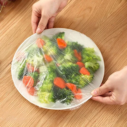Miniatura 4 de Bolsa de almacenamiento de alimentos, funda elástica reutilizable para almacenamiento de alimentos, cubierta elástica de plástico para tapas