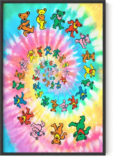 Miniatura 11 de HAUS AND HUES Póster de hongos trippy – Indie for Room Aesthetic Trippy Hippie Y2K, arte de hongos, imágenes indie, decoración de pared