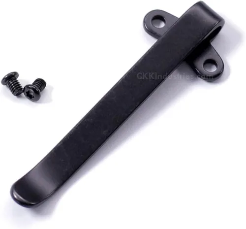Miniatura 9 de EZSMITH (Modelo 1 Pinza de bolsillo universal - (Acabado táctico negro) - Pinza de bolsillo de repuesto para cuchillos plegables, teléfonos