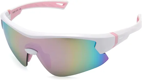 Miniatura 8 de maivnz Gafas de sol de béisbol juveniles para niños, UV400 para niñas, gafas de sol de sóftbol para niñas, niños de 6 a 8 a 12 a 14 años, gafas