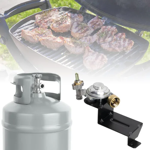 Miniatura 3 de 80477 Reemplazo del conjunto de válvula y regulador para parrillas de gas Weber Q100 Q120 Series (2004-2013), regulador de válvula de parrilla