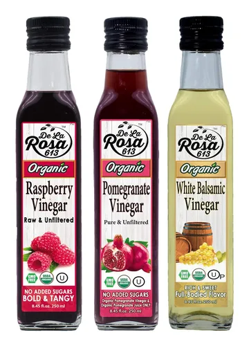 Miniatura 15 de De La Rosa - Vinagre balsámico orgánico y aceite de oliva virgen extra orgánico, 100% puro, vegano, kosher, sin OMG y sin gluten, ideal