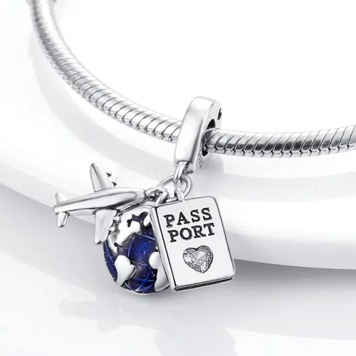 Miniatura 3 de Hapour Abalorios de plata de ley 925 para pulseras y collares colgantes, joyería de regalo para mujer