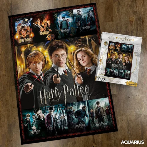 Miniatura 3 de AQUARIUS Collage de pósteres de película de rompecabezas de Harry Potter (rompecabezas de 1000 piezas) – Mercancía y coleccionables de Harry Potter