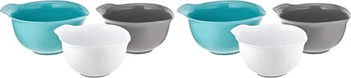 Miniatura 16 de KitchenAid Juego de 3 cuencos universales para mezclar, color rojo imperio