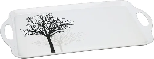 Miniatura 24 de Reston Lloyd Corelle Coordinates charola de melamina con asas, (Tidbit Tray)