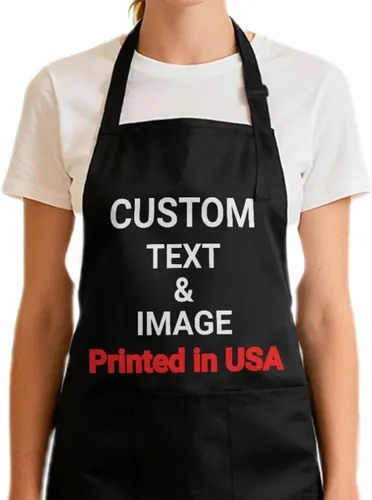 Delantal unisex personalizado para el día de Acción de Gracias personalizado delantal con nombre