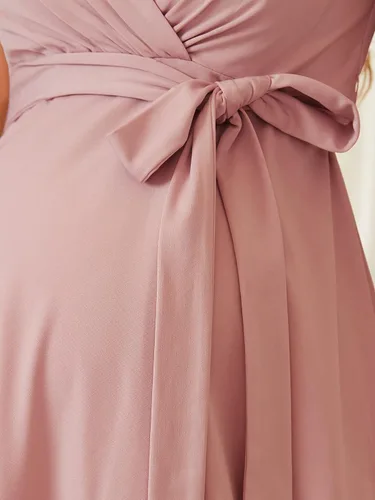 Miniatura 5 de Ever-Pretty Vestido de maternidad cruzado corto con cuello en V para mujer 20786