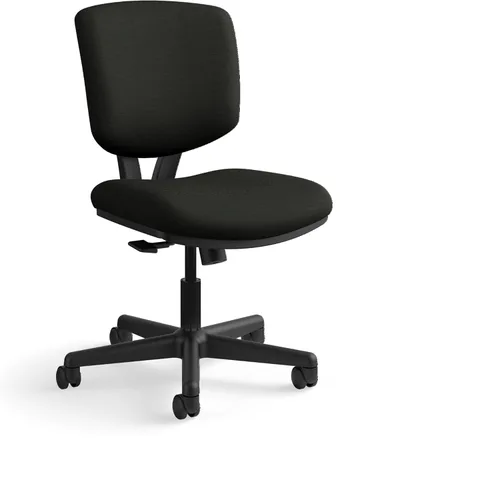 Miniatura 7 de HON Volt Silla sin brazos, ergonómica ajustable con inclinación central, reclinable, respaldo y asiento de cuero, sillas de escritorio giratorias