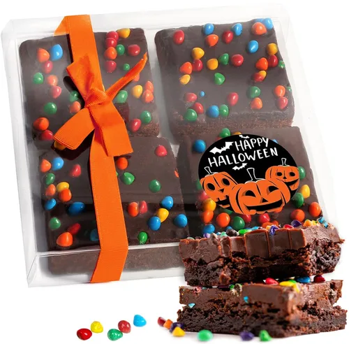Miniatura 20 de Cesta de regalo de galletas de brownies de Pascua, regalo de comida de chocolate envuelta individualmente para hombres, mujeres y niños, paquete