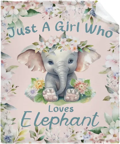 Miniatura 21 de Manta de elefante con globos, manta de franela súper suave y ligera para niños, adultos, adecuada para sofá, cama, campamento, viajes, todas