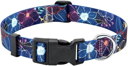 Miniatura 36 de Collar para Perros para Perros Pequeños y Gatos, Collar Suave y Cómodo para Mascotas para Perros Pequeños, Medianos y Grandes, Patrón Geométrico