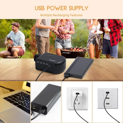 Miniatura 10 de INKBIRD Controlador de temperatura Wi-Fi y Bluetooth para barbacoa, termómetro automático para ventilador de ahumador, con 4 sondas para huevo