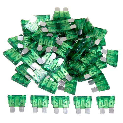 Miniatura 9 de (55 piezas) Fusible de hoja estándar de 40 amperios, fusible automotriz de 40 A para automóvil y camión
