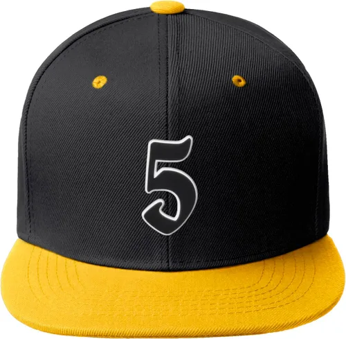 Miniatura 623 de Daxton Gorra clásica con visera de billete plano con letras del alfabeto inglés antiguo de la A a la Z
