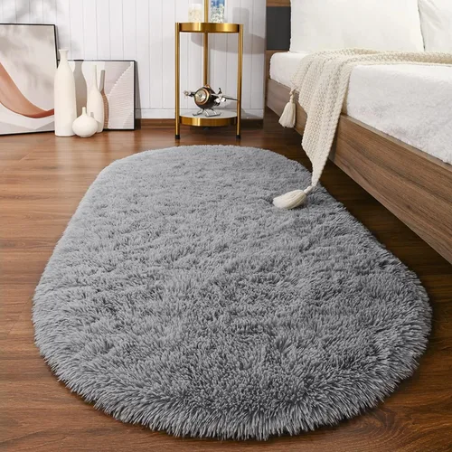 Miniatura 12 de Softlife Alfombras Esponjosas para Dormitorio, Alfombra de Área Peluda Bonita para Niñas y Niños Habitación de Bebé Decoración del Hogar, 2 x 5 Pies