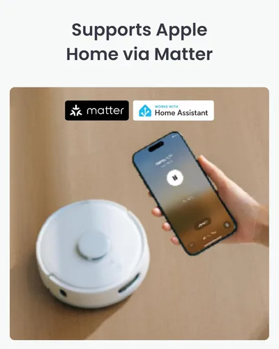 Miniatura 5 de SwitchBot Robot aspirador y trapeador K11+ con materia, succión de 6000 Pa, vaciado automático de manos libres de 90 días, navegación SUD, 3.6 Blanco