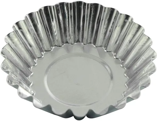 Miniatura 3 de Tegg Molde para tarta de huevo, 20 unidades, aluminio para tartas de huevos, cupcakes, galletas, forradas, herramientas para hornear