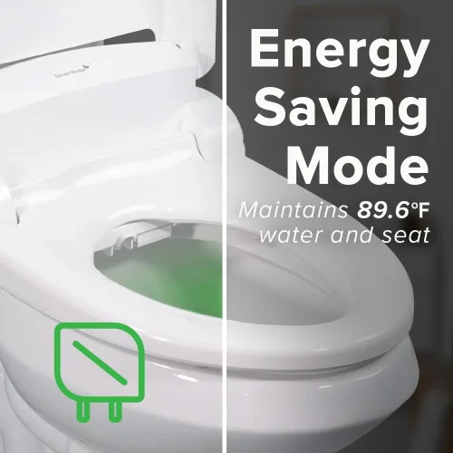 Miniatura 10 de SmartBidet SB-1000 - Asiento para bidé eléctrico con mando a distancia, con calefacción electrónica, secador de aire caliente y función de lavado