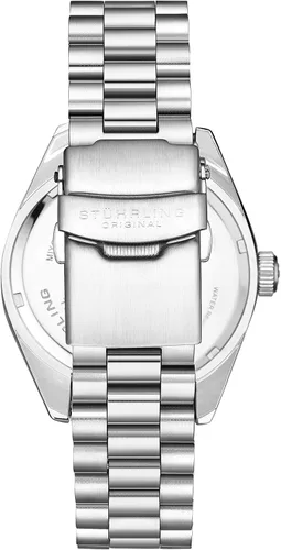 Miniatura 3 de Stuhrling Original Symphony Regent Coronet Reloj de pulsera de acero inoxidable para hombre