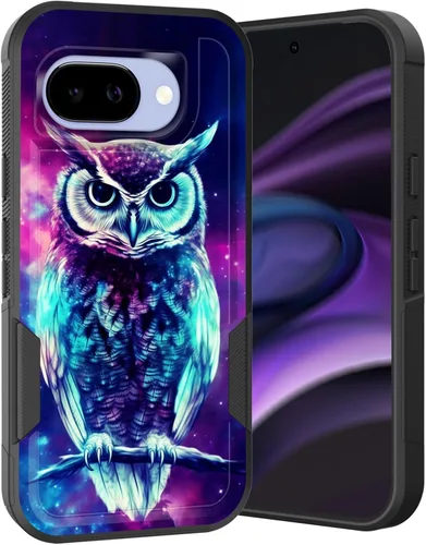 Miniatura 49 de Funda para Pixel 6A, Híbrida de Doble Capa de Servicio Pesado Resistente a Prueba de Golpes PC Duro + Funda Protectora de Silicona Suave para Google