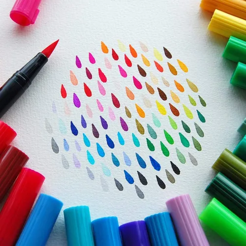 Miniatura 6 de Tombow Marcadores artísticos de doble pincel (paquete de 10, celebración)