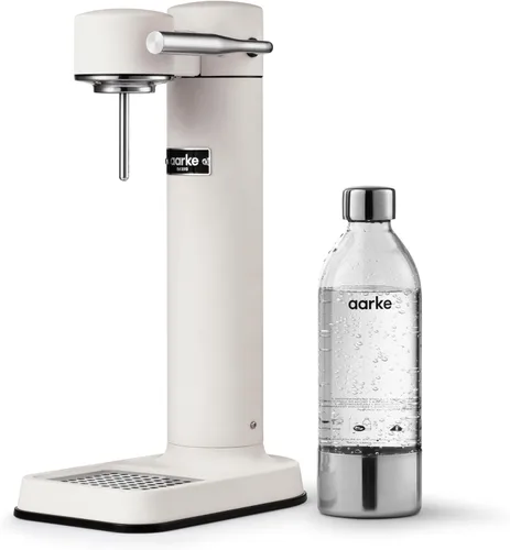 Miniatura 15 de Aarke Carbonator lll con cilindro de CO2, máquina de agua con gas y carbonatación, acero inoxidable con botella reutilizable PET sin BPA, volumen