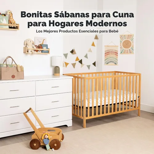 Miniatura 8 de KeaBabies - Juego de 2 sábanas orgánicas, unisex, suaves, 52 x 28 pulgadas, diseño neutro, de algodón jersey transpirable, con estampados adorables