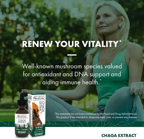 Miniatura 5 de Host Defense Extracto de Chaga - Suplemento de apoyo del sistema inmunológico - Hongo Chaga para apoyo a la actividad antioxidante - Suplemento
