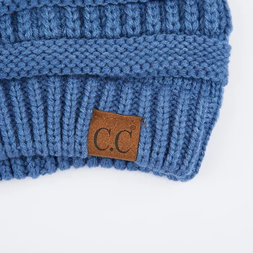 Miniatura 634 de C.C Trendy Warm Chunky Soft Stretch Cable Knit Beanie