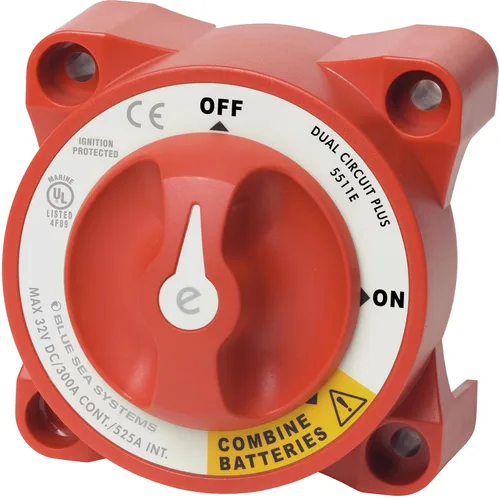 Miniatura 5 de Interruptores de batería de 350 Amp E-Series de Blue Sea Systems, Azul