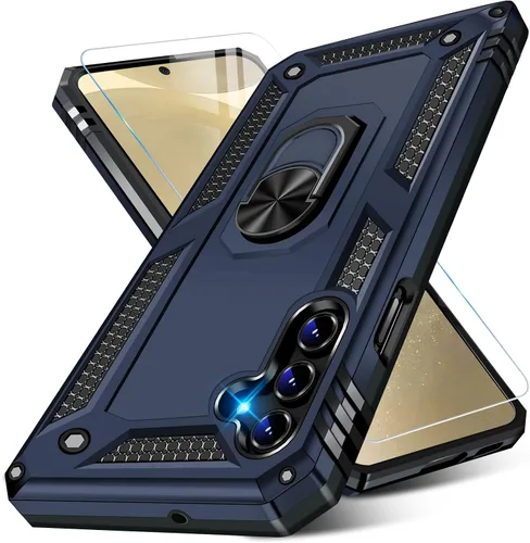 Miniatura 43 de Vaki Funda para Samsung Galaxy S22 5G con protector de pantalla integrado de grado militar, cubierta dura y resistente, funda resistente para Galaxy