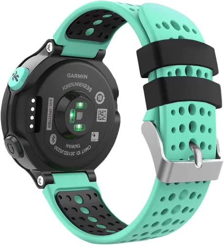 Miniatura 2 de GVangel - Correa compatible con reloj inteligente Garmin Forerunner 235, correa de silicona suave de repuesto para 220/230/235/620/630/735XT/235