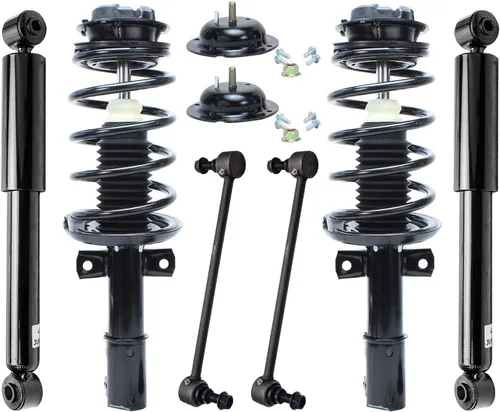 Miniatura 24 de Detroit Axle - Kit de puntales delanteros de 6 piezas para Ford Escape 2014-2019, 2 puntales y muelles helicoidales, 2 enlaces de barra