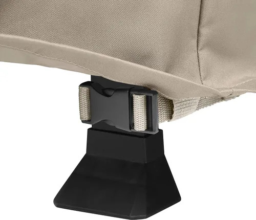 Miniatura 7 de Classic Accessories Storigami - Funda para muebles de patio resistente al agua de 100 pulgadas, fácil de plegar, color marrón cabra